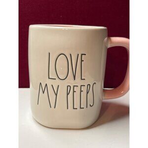 Rae Dunn Coffee Mug "Love my Peeps". NWOT